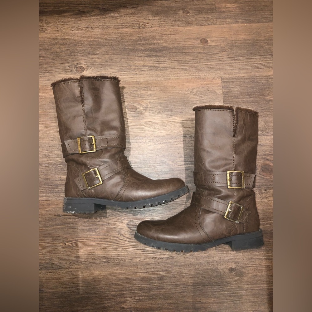 Rugged Outback |  Brown Lined Winter Boots: US 9